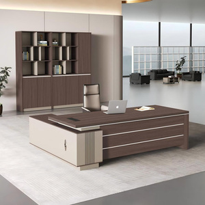 Escritorio de Computadora en Forma de L para Oficina en Casa, Muebles Modernos para Directores Ejecutivos, Estación de Trabajo, Escritorios de Madera de Lujo para Sala de Estar - Product Image 1