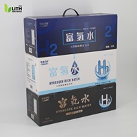 Boîte à boissons en carton ondulé empilable renforcée, carton écologique portable pour le transport de boissons sur de longues distances