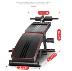 Máquina de fitness doméstica, multifuncional, dobrável, para construção corporal, treino, sentar-se no banco, equipamentos de ginástica