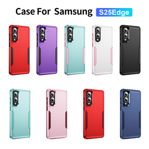 Funda <span class=keywords><strong>a</strong></span> prueba de golpes para Samsung <span class=keywords><strong>Galaxy</strong></span> S25 Edge 2 en 1, protección híbrida, fundas para teléfono móvil para Samsung S25 Edge - Product Image 2