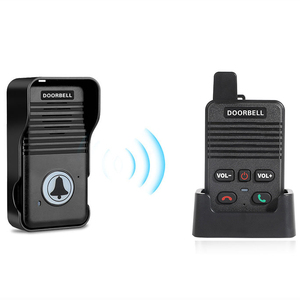 Black 1X Outside 2X Inside) Wireless Intercom Doorbell 1000M Talking US - View #4