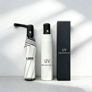 Paraguas Plegables de Bolsillo para Viaje, Protección UV Personalizada contra Lluvia y Sol, Regalo Promocional Empresarial, Paraguas Portátiles con Logotipo - Product Image 1