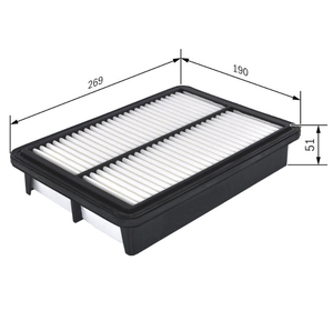 Filtre à air 281134H000 compatible avec HYUNDAI H-1 TRAVEL 2 5 CRDI Bus - Product Image 2