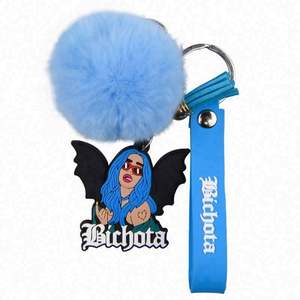 Llavero de pompón con paquete de spray de pimienta de diseños más nuevos de <span class=keywords><strong>Karol</strong></span> <span class=keywords><strong>G</strong></span> famoso de alta calidad - Product Image 5