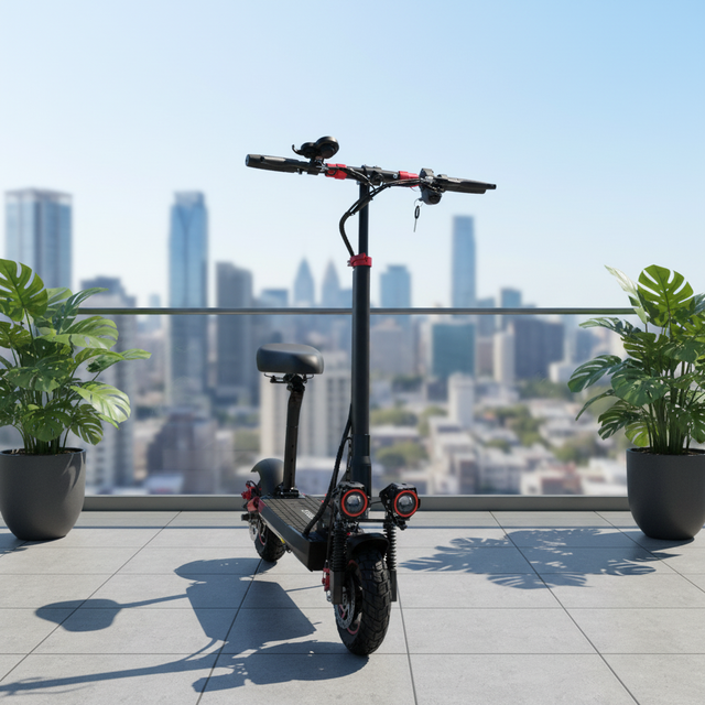 J11 1200W 48V Electric Scooter 11inch Off-road Tires 50km/h Foldable Charger