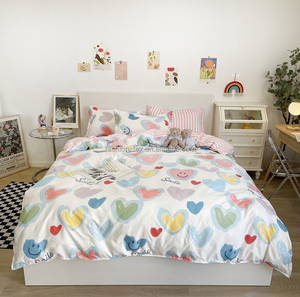 Vente en gros 100% ensemble de housse de <span class=keywords><strong>couette</strong></span> en microfibre Techniques tissées 3D Stock <span class=keywords><strong>pas</strong></span> <span class=keywords><strong>cher</strong></span> au détail utilisation à domicile ensemble de draps de lit housse de lit <span class=keywords><strong>couette</strong></span> - Product Image 4