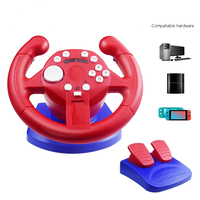 Volant de course à vibrations DATA FROG pour Nintendo Switch, PS3 et jeux vidéo PC