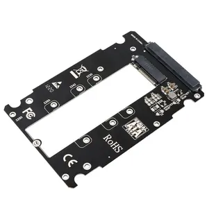 Pci-e PCIe 3.0 2.5 4X 8X 16X để M.2 NGFF m-key b-key mSATA khe cắm bộ chuyển đổi mở rộng riser thẻ cho M2 SATA NVMe mSATA SSD