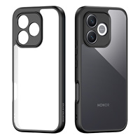 Coque de téléphone transparente antichoc en PC+TPU avec finition givrée de style minimaliste pour Honor 600 Lite X80i
