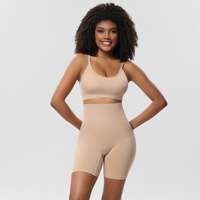 Taille haute minceur Corset camisole de force coussinets de hanche femmes ventre contrôle forme porter rembourré bout à bout Slim Fit corps culotte