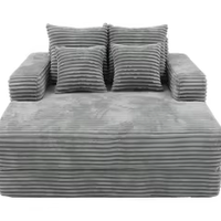Canapé modulaire nuage compressé et peu encombrant, livraison facile, en peluche, pour salon