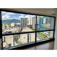 Ventana Corredera de Aluminio con Rotura de Puente Térmico Personalizada, Calificada por Energy Star, Excelente Hermeticidad al Aire y Agua, Aislamiento Acústico y Térmico para Viviendas