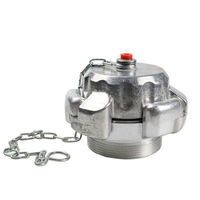 Accouplements Barcelona Adaptateur femelle Capuchon Barcelona en aluminium avec chaîne Accouplements de tuyau d'incendie
