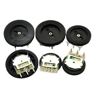 <span class=keywords><strong>Potenziometro</strong></span> <span class=keywords><strong>lineare</strong></span> a rotella singola R1001 <span class=keywords><strong>5k</strong></span> 10k 20k 50k 100k Ohm B103 a 3 pin per controllo volume 16x2mm 14x2mm - Product Image 1