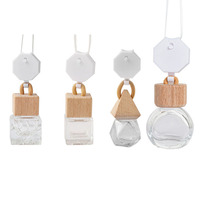 Diffuseur de voiture suspendu personnalisable avec logo, flacon de parfum en verre vide