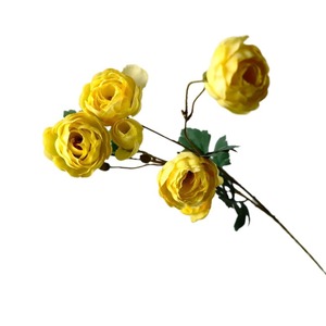 Rose artificielle Secret Garden, tige unique, 6 boutons, fleur en soie, haute simulation, décoration de mariage et de maison - Product Image 1