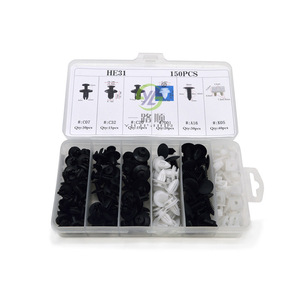 Smooth Sailing HE31 Kit Surtido de 150 Piezas de Clips de Nylon para Automóviles, Sujetadores para Modelos Generales - Product Image 1