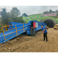Tunnel de 36 m avec treillis inversé et commande hydraulique électrique, mode de marche en marche avant, conception à assemblage rapide pour tunnel autoroutier