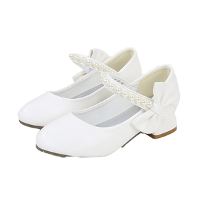 Chaussures de fête de mariage d'été pour filles, élégantes, princesse, épaisses, à talons hauts, à enfiler, pour la scène et les anniversaires - Product Image 4