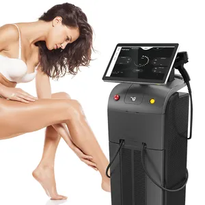 Lufenbeauty nouveaux produits machine d'épilation au laser à diode Salon appareil de beauté utiliser l'épilation laser 3 longueurs d'onde titane