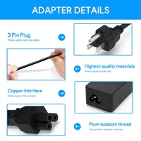 Adaptor Laptop USB Type-C 65W PD 3.0 dengan Proteksi OTP/OVP untuk ThinkPad - Catu Daya Universal