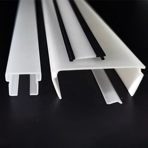 Bming quang tùy chỉnh led đùn hồ sơ PC Frosted PMMA khuếch tán bìa cho LED Nhôm Bar - Product Image 4