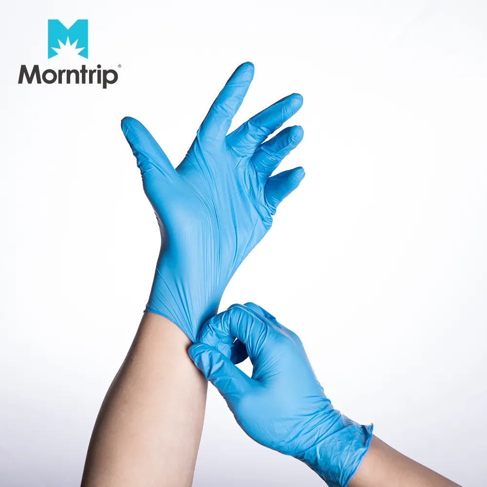 Big Promotion Nitrile Short Sleeve Glove Anti-Slip Washing Up Dishes Cleaning Durable Gloves With Large Size