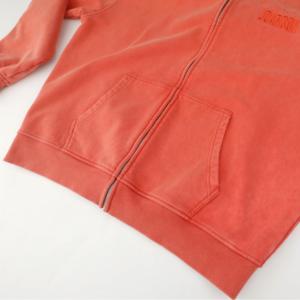 Felpe <span class=keywords><strong>con</strong></span> Zip a Maniche Lunghe in Spugna Personalizzabili <span class=keywords><strong>con</strong></span> Ricamo e Effetto Invecchiato per Uomo - Product Image 4