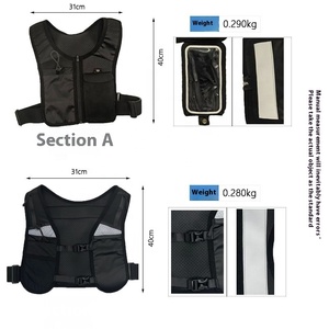 Custom <b>Reflective</b> Summer Cycling <b>Running</b> Backpack <b>Vest</b> Breathable Outdoor Sports Hydration Bag Jogging Backpack - Product Image 2