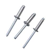 Rivets aveugles en acier inoxydable haute résistance, zingués, classe 51, plusieurs tailles pour diverses applications de fixation