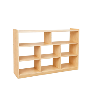 Mobiletto portaoggetti in legno per bambini, mobiletto angolare combinato per area gioco, giocattoli <span class=keywords><strong>Montessori</strong></span> - Product Image 5