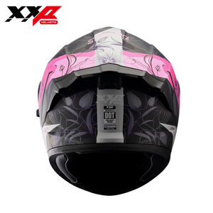 Casque de moto intégral violet ABS à libération rapide, double visière XXP DRAKEN S, course de motocross, NOUVEAU XXL certifié DOT/ECE/CCC - Product Image 5