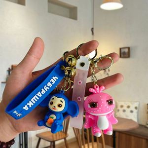 Customized Cartoon Creative Keychains Cute 3D Astronaut Figurinessoft Rubber Accessories and Pendants - Product Image 3