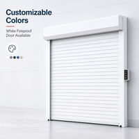 Porte à enroulement en alliage d'aluminium industriel - Porte automatique électrique rapide pour atelier, maison, villa et garage