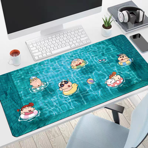 Alfombrilla de Ratón con Dibujos Animados de Animales Pequeños Nadando, Alfombrilla de Ratón con Temática de Piscina de Verano - Product Image 5