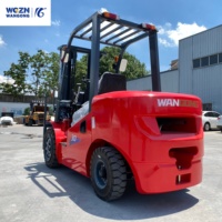 Forklift Diesel Industri 3000kg 3 Ton Tipe Duduk dengan Sistem Penyeimbang (Counterbalance) dan Penggerak Internal Combustion (IC)  Ketinggian Angkat 3000mm Forklift Profesional