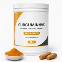 Poudre d'extrait de racine de curcuma de haute qualité 99% Curcumine Curcuminoïdes Antioxydant naturel Extrait végétal en vrac Qualité alimentaire