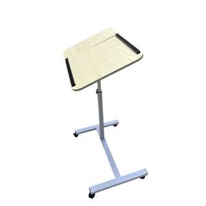 Escritorio Rodante de Madera para Portátil con Altura Ajustable, Mesa Móvil para Cama, Mueble de Oficina y Estación de Trabajo - Product Image 5