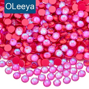 OLeeya Premium 16 Cut 2088 Delite Glass Flatback Crystal Shimmer Strass Non Hot Fix Rhinestones for Garment Leotards Dresses - Product Image 1