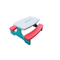Table de pique-nique pliable pour enfants, avec parapluie intégré, pour le camping, les fêtes d'enfants, les tables de pique-nique en plein air