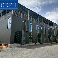 Maison conteneur modulaire à 3 étages entièrement équipée, conception Asie du Sud-Est, garantie 3 ans pour les complexes hôteliers