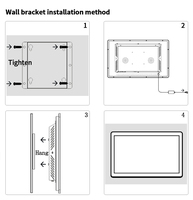 Pantalla táctil ultrasensible de 27 pulgadas Android 7,1/9,0 Panel PC grado industrial impermeable Android Tablet PC