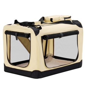 Air Approved Soft Dog <b>Crate</b> Soft Sided Folding Travel Pet Carrier Bag <b>Foldable</b> Pet Kennel Accept Customized Size Dog <b>Crate</b> - Product Image 1