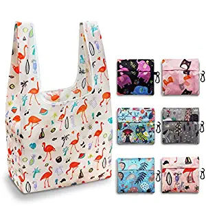 Bolsa de compras plegable de poliéster reutilizable con logotipo impreso - Product Image 6