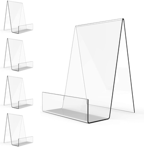 Support de livre moderne en acrylique personnalisé pré-assemblé, support de tablette, porte-revues, <span class=keywords><strong>chevalet</strong></span> d'exposition pour ordinateur portable, partition musicale - Product Image 1