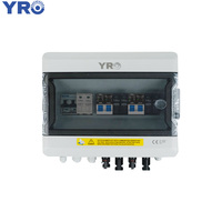 Boîte de distribution intégrée AC/DC YRO, boîte en plastique PV, étanche IP65, boîte électrique solaire connectée au réseau, boîte de combinaison MCB