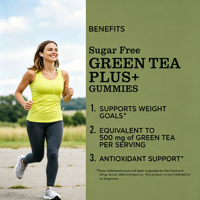 Gummies OEM au thé vert et à l'extrait de grains de café vert pour antioxydants et stimulation énergétique – Fournisseur en gros pour marques privées