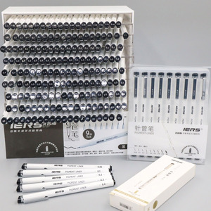 Set di <span class=keywords><strong>12</strong></span> Penne Fineliner Nere per Disegno Artistico, Inchiostro Impermeabile, Marcatori Professionali per Artisti - Product Image 5