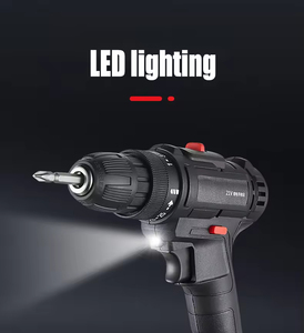 Taladro de Impacto Eléctrico <span class=keywords><strong>Inalámbrico</strong></span> de Alta Potencia de 12V-21V, 2 Velocidades, con Batería de Iones de Litio Recargable, de Uso Pesado - Product Image 4
