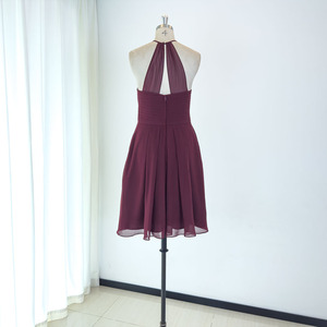 Fenyee קסם שמלת קוקטייל שמלות שושבינה חום אדום שמלת שושבינה שמלת שושבינות נשים גברת אלגנטי - Product Image 2